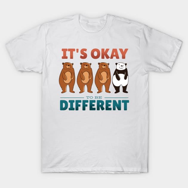 DIFFERENT BEARS QUOTE T-Shirt by jasebro